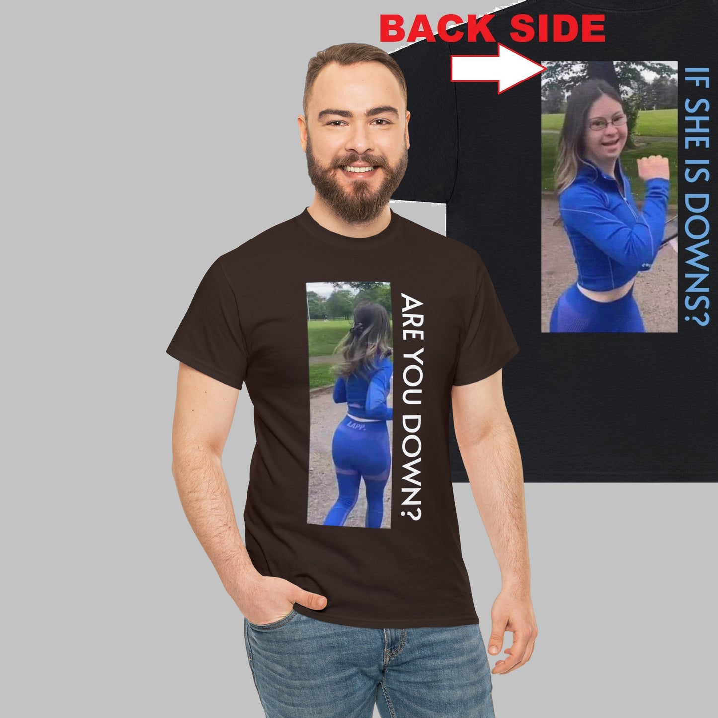 Front and Back print Downs Shirt